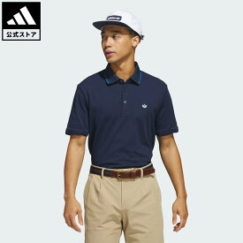 【ポイント10倍 5/9 20:00～5/20 23:59】 【公式】アディダス adidas 返品可 ゴルフ 【オリジナルスゴルフ】ツイストニット ワンポイントロゴ 半袖ポロ オリジナルス メンズ ウェア・服 ポロシャツ 青 ブルー JH3859 【PT】