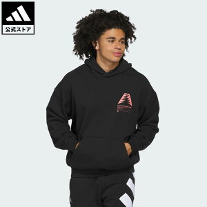 【公式】アディダス adidas 返品可 バスケットボール アンソニー・エドワーズ スキーマティック パーカー パフォーマンス メンズ ウェア・服 パーカー(フーディー) 黒 ブラック JM2675