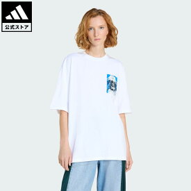 【公式】アディダス adidas 返品可 ライフスタイル adidas Originals GFX SSTR ティー オリジナルス レディース ウェア・服 Tシャツ 白 ホワイト KC6270