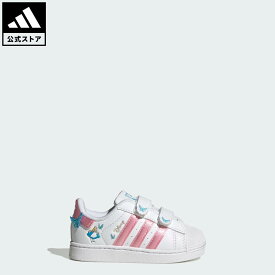 【公式】アディダス adidas 返品可 ライフスタイル アディダス ディズニー SST II コンフォート クロージャー / Adidas Disney SST II Comfort Closure オリジナルス キッズ／子供用 シューズ・靴 スニーカー 白 ホワイト IH1743