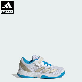 【ポイント20倍 09/15 00:00～09/25 23:59】 【公式】アディダス adidas 返品可 テニス コートフラッシュ フックアンドループ テニスシューズ キッズ / Courtflash Hook-and-Loop Tennis Shoes Kids パフォーマンス キッズ／子供用 シューズ・靴 スニーカー 白 ホワイト JP…