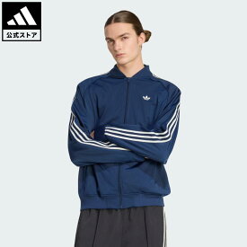 【公式】アディダス adidas 返品可 ライフスタイル ブリットコア SST トラックトップ オリジナルス メンズ ウェア・服 ジャージ 青 ブルー HZ3779