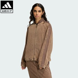 【ポイント20倍 10/04 20:00～10/11 23:59】 【公式】アディダス adidas 返品可 ライフスタイル コーデュロイ SST ジャケット オリジナルス レディース ウェア・服 ジャージ ブラウン KD8781