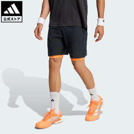 【公式】アディダス adidas 返品可 テニス テニス クライマクール ショーツ & インナーショーツ セット パフォーマンス メンズ ウェア・服 ショートパンツ・短パン 黒 ブラック KB3385