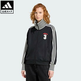 【公式】アディダス adidas 返品可 ライフスタイル ビンテージ BB TT ストライプ リブ トラックトップ オリジナルス レディース ウェア・服 ジャージ 黒 ブラック KW2054