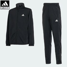 【公式】アディダス adidas 返品可 ライフスタイル エッセンシャルズ ビッグロゴ トラックスーツ スポーツウェア キッズ／子供用 ウェア・服 ジャージ 黒 ブラック IC5686 上下 親子コーデ セットアップ
