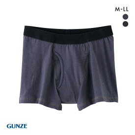 20％OFF【メール便(15)】 グンゼ GUNZE ネクスタイル NEXTYLE 尿じみ対応 デニム調ボクサーパンツ メンズ ADIEU 全2色 M-LL