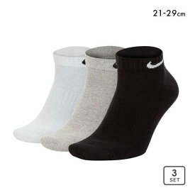 10％OFF ナイキ NIKE エブリデイ クッション ロー ソックス 3足組 靴下 メンズ レディース SX7670 21-23cm 23-25cm 25-27cm 27-29cm ADIEU 21-23cm-27-29cm