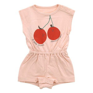 45%OFF【メール便(10)】 アンパサンド Ampersand ベビー UNIかぶりロンパース 綿100% 4種のフルーツ ADIEU 全4色 60-80