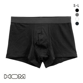 20％OFF オム HOM CLASSIC BOXER BRIEFS PREMIUM COTTON MODAL ボクサーパンツ メンズ 前とじ 無地 アンダーウェア ADIEU 全4色 S(日本M)-L(日本LL)