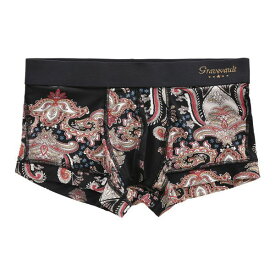 34％OFF グレイブボールト Gravevault Oriental BANDANA ローライズボクサーパンツ SML メンズ ADIEU 全3色 S-L