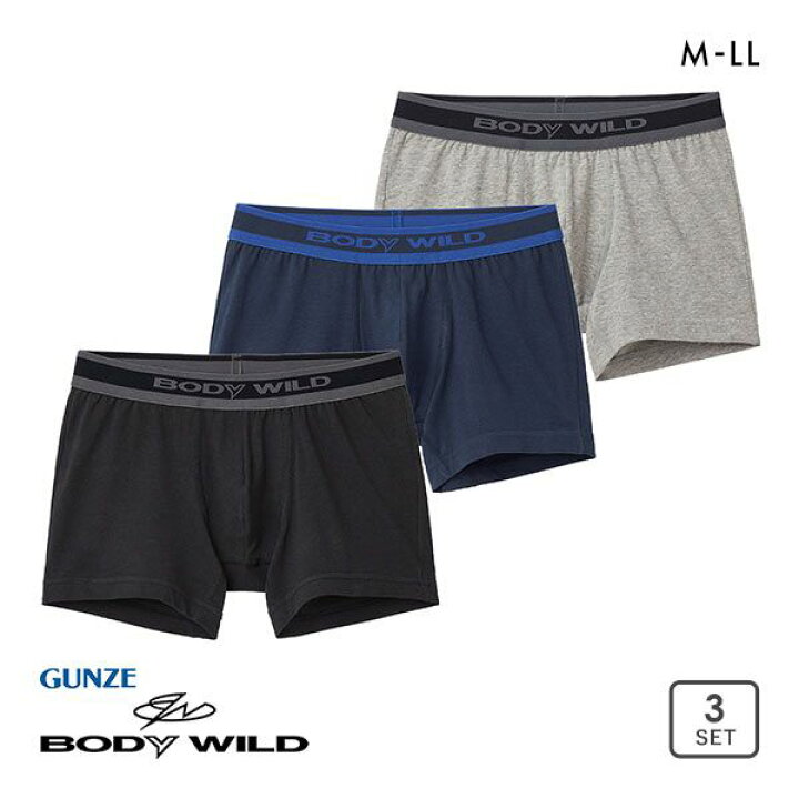 楽天市場】20％OFF グンゼ GUNZE ボディワイルド BODY WILD ボクサー 