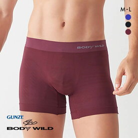 20％OFF【メール便(15)】 グンゼ GUNZE ボディワイルド BODY WILD e-BOXER トラッドチェック柄 ボクサーパンツ メンズ 3D-BOXER 立体成型 前とじ セミロング ADIEU 全3色 M-L