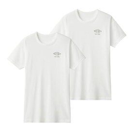 アンブロ UMBRO キッズ ジュニア 無地 クルーネック Tシャツ インナー 2枚組 130-170 メンズ ADIEU 全2色 130-170