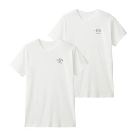 アンブロ UMBRO 2P クルーネック Tシャツ 2枚組 メンズ 綿混 ADIEU 全2色 M-LL