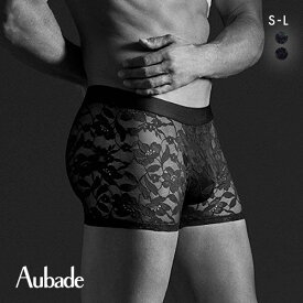 オーバドゥ Aubade Homme メンズ ボクサーパンツ レースボクサー 前閉じ 単品 23AW ADIEU 全2色 S(日本M)-L(日本LL)