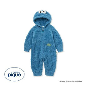 ジェラートピケ キッズアンドベイビー gelato pique Kids＆Baby 【SESAME STREET】【BABY】クッキーモンスターロンパース ジェラピケ ルームウェア ADIEU 70-80 ev_sp