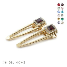 スナイデルホーム SNIDEL HOME 誕生石カラーヘアクリップ ADIEU 全12色