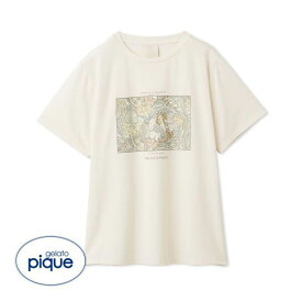 ジェラートピケ gelato pique レディース 【ミュシャ】Tシャツ ジェラピケ ルームウェア パジャマ ADIEU 全2色