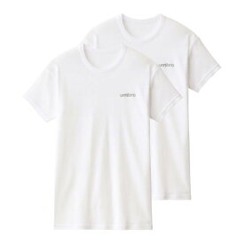 アンブロ UMBRO キッズ ジュニア 男の子 男児 無地 クルーネック Tシャツ インナー 2枚組 140-170 メンズ ADIEU 全2色 140-170