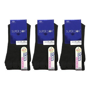10��OFF�y���[����(20)�z �X�[�p�[�\�b�N�X SUPER SOX 24���Ԃɂ���Ȃ� �\�b�N�X �C�� �ܖ{�w �N���[�� 3���g �����Ȃ� �ɂ���Ȃ� �����Y 24-26cm 26-28cm ADIEU 24-26cm-26-28cm