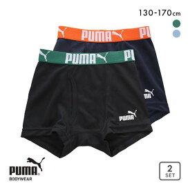 プーマ PUMA キッズ ジュニア 2P ハニカムメッシュ ボクサーパンツ 2枚組 男児 ボーイズ 前開き アンダーウェア メンズ ADIEU 全2色 130-170