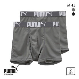 プーマ PUMA 2P ハニカムメッシュ ボクサーパンツ 2枚組 メンズ 前開き アンダーウェア ADIEU 全2色 M-LL