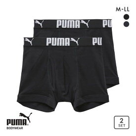プーマ PUMA 2P 本体綿100％ ボクサーパンツ 2枚組 メンズ 前開き アンダーウェア ADIEU 全2色 M-LL