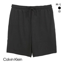カルバン・クライン Calvin Klein KNIT TENCEL COOLING SLEEP SHORT ハーフパンツ メンズ ボトムス ADIEU 全2色 M(日本M-L)-L(日本XL)