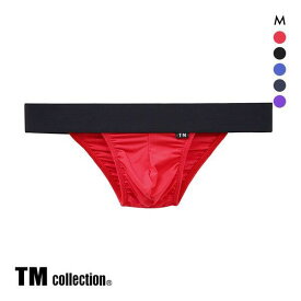 【メール便(3)】 ティーエム コレクション TM collection STRIKESKIN アウトゴム スマートビキニブリーフ M BRIEF メンズ 前とじ ADIEU 全5色