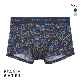 パーリーゲイツ ペガサス＆PGロゴ ボクサーパンツ メンズ 前とじ アンダーウェア PEARLY GATES ADIEU 全2色 M-L