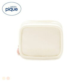 ジェラートピケ ボリュームロゴスクエアポーチ ジェラピケ gelato pique ADIEU 全2色