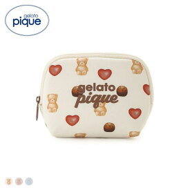 ジェラートピケ Valentine 総柄ティッシュポーチ ジェラピケ gelato pique バレンタイン レディース ADIEU 全3色