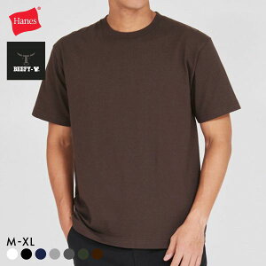 15��OFF �w�C���Y Hanes �r�[�t�B�[ BEEFY-T �V���[�g�X���[�u �N���[�l�b�NT�V���c HM1-D001 �w�r�[�E�F�C�g ��T H5180 ADIEU �S7�F M-XL