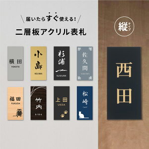 \55%OFFクーポン配布中/★表札 シール 表札 縦書きオフィス プレート 貼るだけ マンション 選べるサイズ 戸建 会社 店舗 番地 玄関 刻印 シンプル 二世帯 屋外 おしゃれ オーダー ado-nm0001