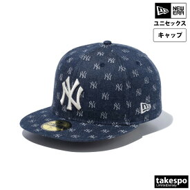 4/20-4/21 2日間限定ゲリラバーゲン 新作 ニューエラ キャップ ユニセックス NEW ERA ニューヨークヤンキース モノグラム MLB ベースボールキャップ モノグラム 59FIFTY MLB Jacquard|