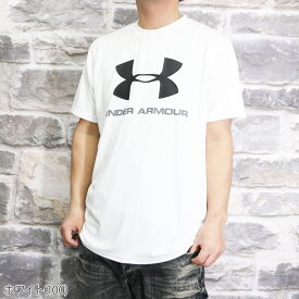 4/24-4/25 2日間限定ゲリラバーゲン 新作 アンダーアーマー Tシャツ 上 メンズ UNDER ARMOUR 半袖 ビッグロゴ 吸汗 速乾 ドライ ビッグロゴ 防臭 1359132| 大きいサイズ 有 スポーツウェア トレーニングウェア