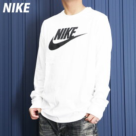 4/20-4/21 2日間限定ゲリラバーゲン SALE セール ナイキ Tシャツ 上 メンズ NIKE 長袖 コットン100% ロンT フューチュラ ビッグロゴ CI6292| 大きいサイズ 有 スポーツウェア トレーニングウェア