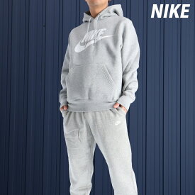 ナイキ セットアップ メンズ スウェット 上下 ブランド NIKE クラブ BB FN3869 フード付き フーディ プルオーバー 裏起毛 裏フリース スエット 灰色 グレー 新作 上下セット 大きいサイズ 有 スポーツウェア トレーニングウェア スポーツ おしゃれ