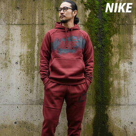 ナイキ セットアップ メンズ スウェット 上下 ブランド NIKE HV4063 フード付き フーディ パーカー ジョガーパンツ 裏起毛 赤 レッド 上下セット 大きいサイズ 有 スポーツウェア トレーニングウェア スポーツ おしゃれ あす楽