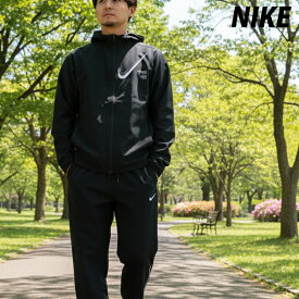 スーパーセール限定マルチクーポン有！ ナイキ セットアップ メンズ クロス薄手 ジャージ 上下 ブランド NIKE IF2200 速乾 吸水 吸汗 ドライ 黒 ブラック 上下セット 大きいサイズ 有 スポーツウェア トレーニングウェア スポーツ おしゃれ あす楽