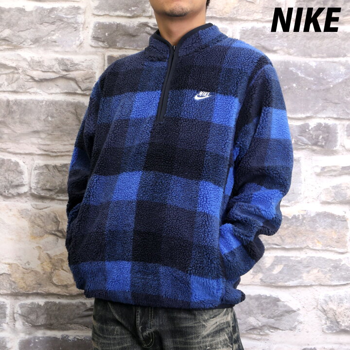 楽天市場】ナイキ ボアジャケット メンズ ブランド ハーフジップ 裏 