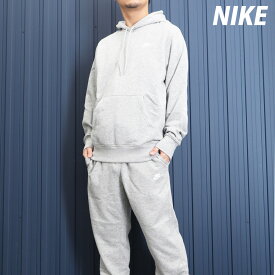 ナイキ セットアップ メンズ スウェット上下 NIKE FN3867 フード付き フーディ 裏毛 スエット プルオーバー 灰色 グレー 新作 上下セット 大きいサイズ 有 スポーツウェア トレーニングウェア スポーツ おしゃれ