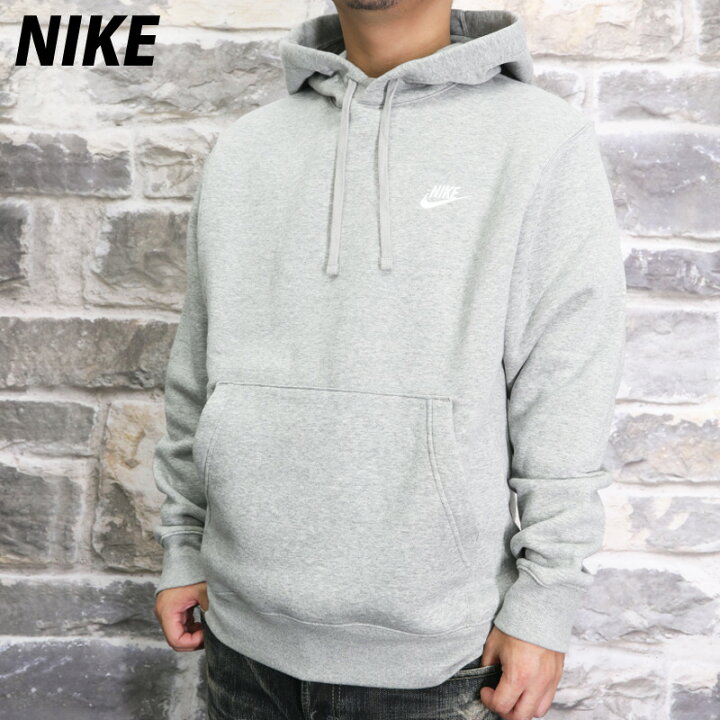 楽天市場 新作 ナイキ メンズ スウェットパーカー 上 Nike パーカー フーディ保温 ワンポイントロゴ パーカー 裏起毛 Gry 送料無料 ルームウェア トレーニングウェア 大きいサイズ 有 スエット 部屋着 高級 スポーツ オリジナルスジャージのno Style
