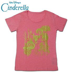 シンデレラ 半袖Tシャツ レディース 森の中/PK Disney Cinderella ディズニー キャラクター ウェア トップス 【RCP】