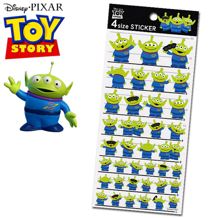 楽天市場 トイ ストーリー 4サイズステッカー エイリアン Disney Pixar Toy Story レディース キッズ ディズニー ピクサー キャラクター ステーショナリー グッズ 文房具 Rcp 雑貨shop アド