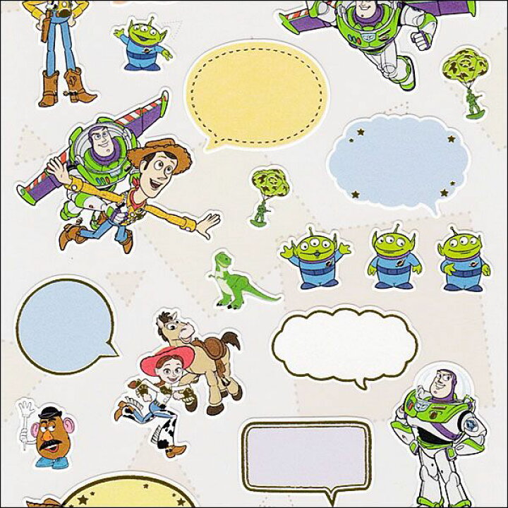 楽天市場 トイ ストーリー 吹き出しシール レディース キッズ Disney Pixar Toy Story ディズニー ピクサー キャラクター ステーショナリー グッズ 文房具 Rcp 雑貨shop アド