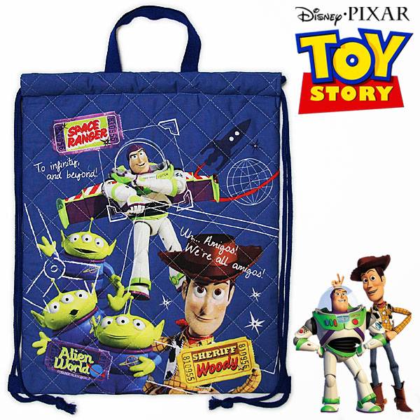 トイ・ストーリー キルト ナップサック 18 キッズ Disney Pixar Toy Story リュックサック ディズニー ピクサー キャラクター  カバン バッグ 通園 通学 【RCP】 | 雑貨Shop アド