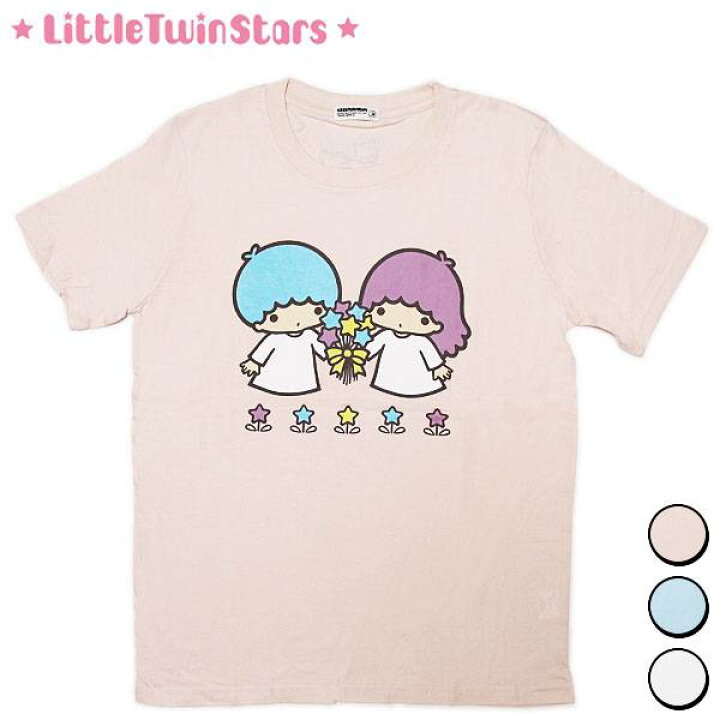 楽天市場】リトルツインスターズ 半袖Tシャツ 星の花 レディース  