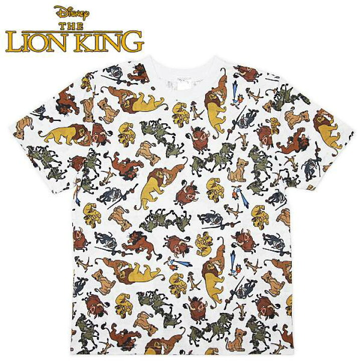 楽天市場】ライオン・キング 半袖Tシャツ オールスター 総柄 
